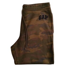 GAP Mens V-Heritage Logo Jogger Sweatpants Camo/XL